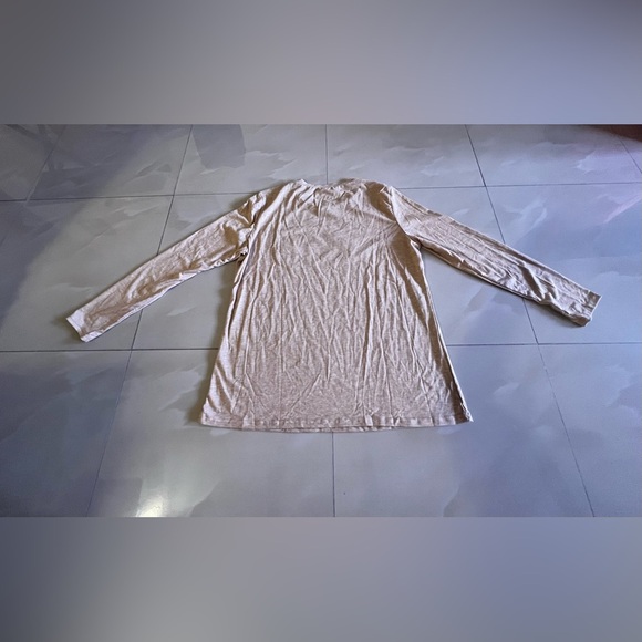 Christmas Festive Round Neck Stretch Pull-over Top XXL beige Christmas treeprint - Picture 13 of 13